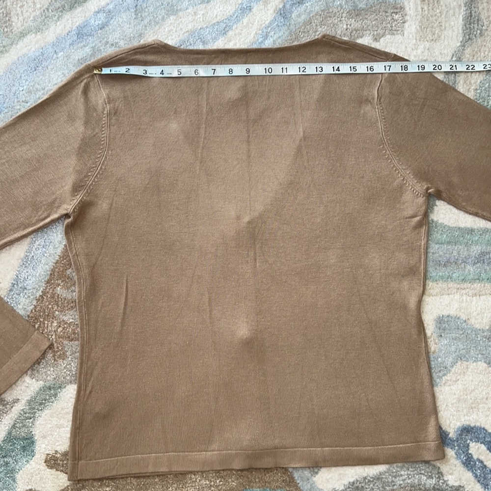 Tan Women's Cardigan - Picture 9 of 11